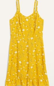 NWOT Fit & Flare Sleeveless Linen-Blend Dress